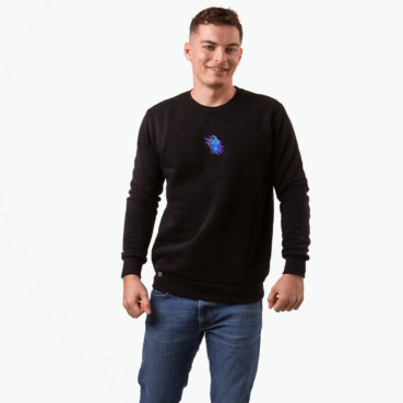 Bluza męska - czarna, haft C'qrwozaur