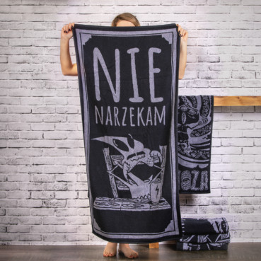 Duży ręcznik kąpielowy | 140x70 | Nie narzekam | idealny na basen