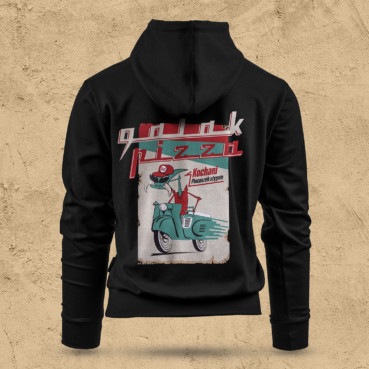 Bluza z kapturem - Kochani, placuszek stygnie | Galak Pizza