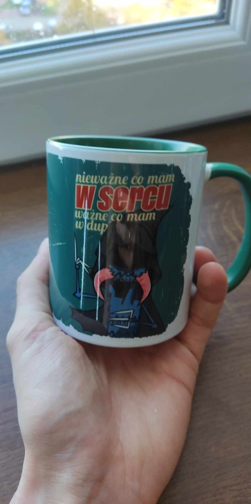 Zestaw kubek i skarpetki – Nieważne co mam w sercu...