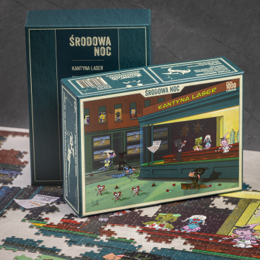 Puzzle 1000 elementów – Środowa Noc | Kantyna Laser