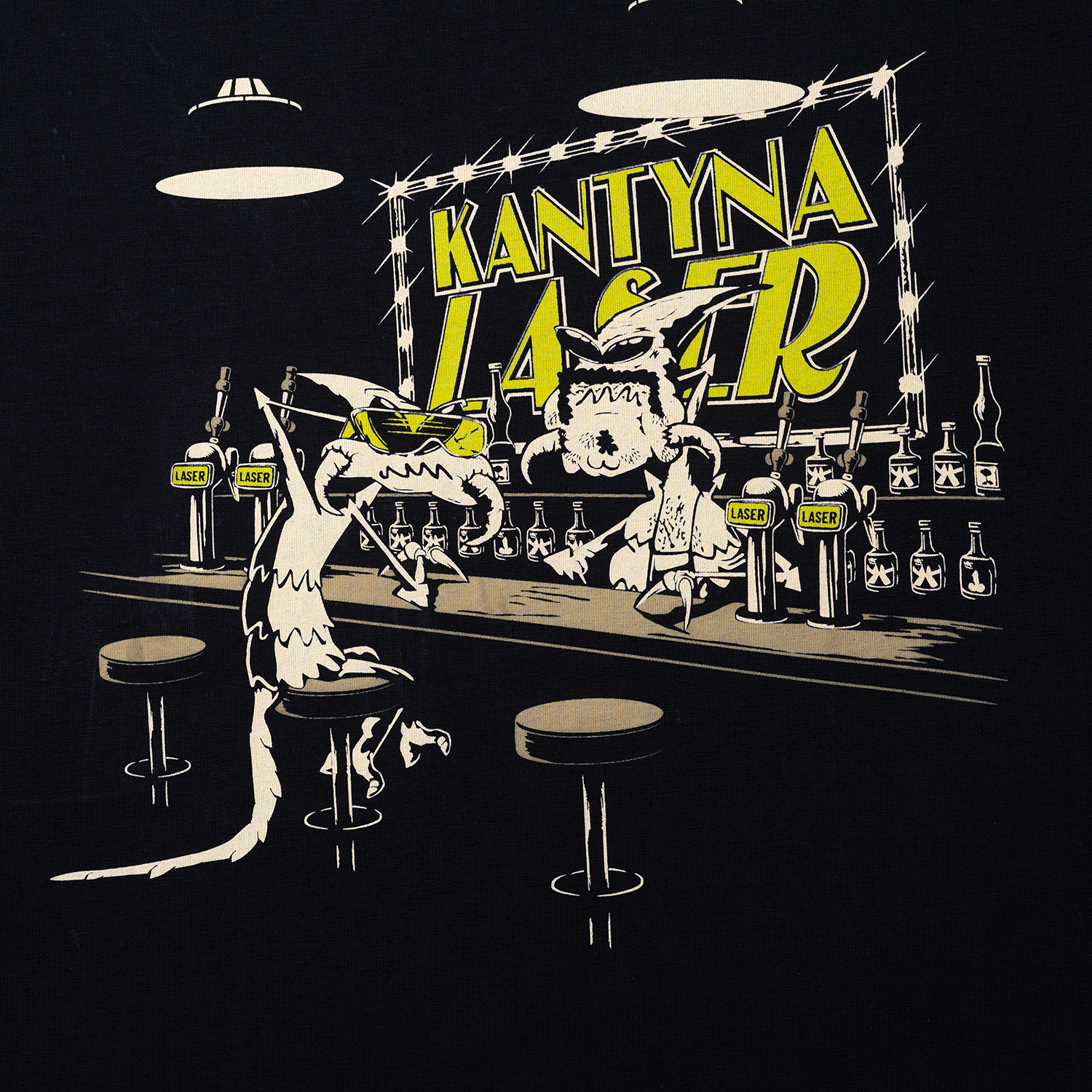 Koszulka czarna – Kantyna Laser - Image 2